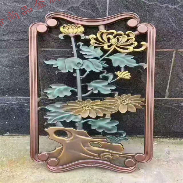 鋁雕藝術(shù)屏風